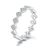 Dazzling Geometric Simple Stackable Finger Rings 