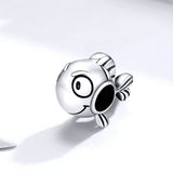 925 Sterling Silver Cute Clownfish Charm Precious Jewelry For Women Fit DIY Bracelet