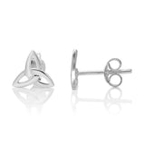 Triangle Celtic Knot 10 mm Post Stud Earrings