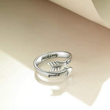 Sterling Silver Arrow and Mermaid Adjustable Rings Inspirational Gifts for Women