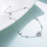 S925 Sterling Silver Unicorn Anklet for Women Girls Gifts