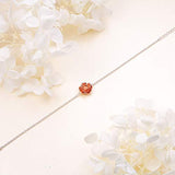 S925 Sterling Silver Rose Flower Bracelet Jewelry For Women