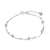 925 Sterling Silver Ball Classic Bracelet Chain Fashion Jewelry Design