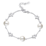 Pearl Pentagram Bracelet Beautiful Romantic Birthday Gift Bracelet