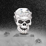 925 Sterling Silver Skull with CZ Charms for Bracelet  Skull Lovers