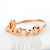 Couple Love Word Rings Customized Rings