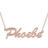 "Phoele" Personalized Classic Name Necklace Adjustable