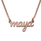 "maya" Personalized Name Necklace Adjustable Necklace