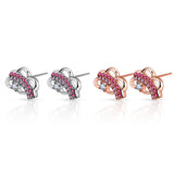 Korean Version Of 925 Sterling Silver Earrings Female Korean Wind Rainbow Cloud Earrings