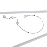 925 Sterling Silver Forever Love Link Chain Bracelets Precious Jewelry For Women