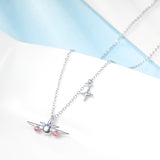 Wholesale Product Jewelry Plane shape Latest Children Necklace Designs for women