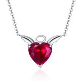 Red Angel Pendant Necklace