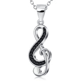 Music Symbol Pendant Necklace Hobby Music Man Music Necklace