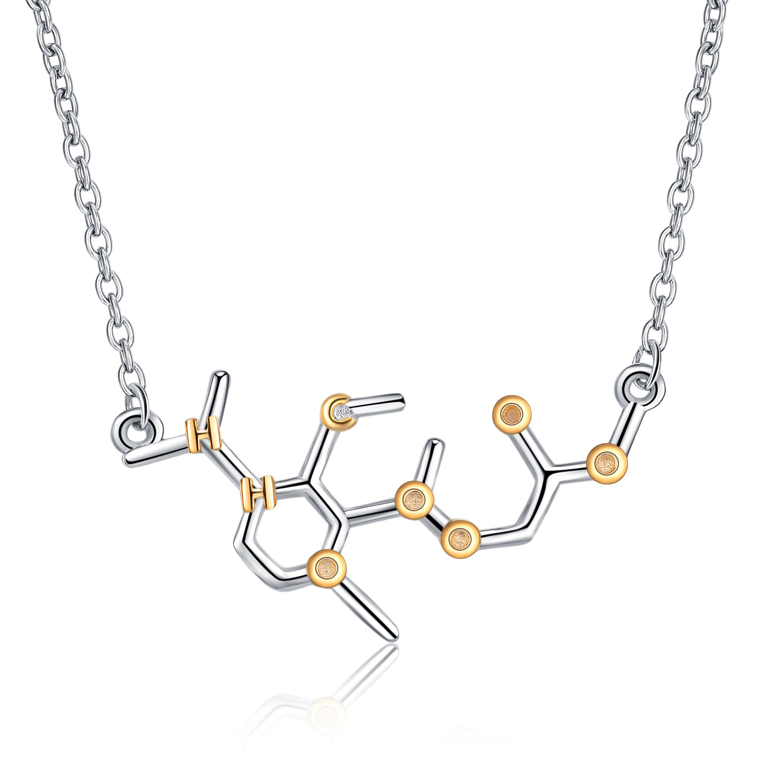 Molecular Necklace Chemical Knowledge Technology Man Popular Necklace
