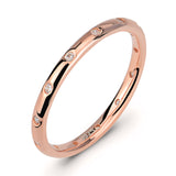 Male & Female Couple Rings Wholesale Jewelry round Rings Silver