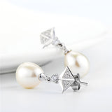 Irregular Shape Pearl Stud Earring Mounting Wholesales Fashion New Design Earring
