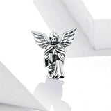 925 Sterling Silver Saintly Angel Beads Charm For Bracelet  Fashion Jewelry For Women