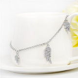 Adjustable Chain Wings Shape Bracelet Design Jewelry Extension Chain Bracelet