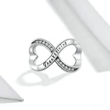 925 Sterling Silver Exquisite Infinity Symbol Charm For Bracelet  Fashion Jewelry For Women