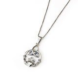 Hold the Heart Shaped Necklace Factory 925 Sterling Silver Necklace For Woman