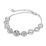 Simple Bracelet Designs For Women Gemstone Colorful Bracelet Silver