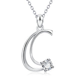 New fashion 26 Alphabet Letter Necklace For Women silver design