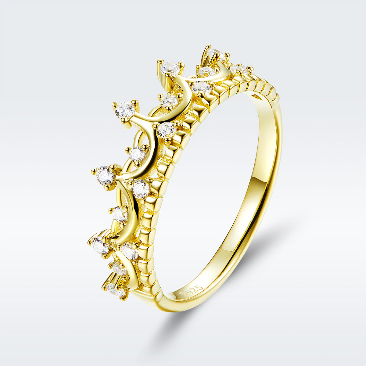 14K Solid Gold Crown Ring – Sara Eves Jewelry Boutique