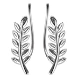 Best Sellers New Design Leaves Earrings Rhodium Plating Leaf Shape Earrings