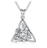 Triquetra Celtic Trinity Knot pendant necklace 
