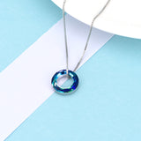 China Factory Manufacturer Round Circle Necklace High Polish Chain Necklace