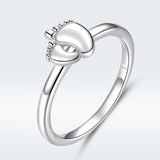 S925 sterling silver foot ring white gold plated ring