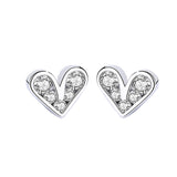 heart-shaped earrings