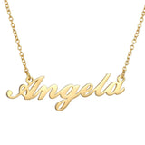 Angela - Personalized Sterling Silver Name Necklace
