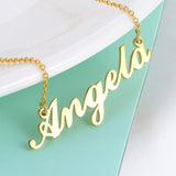 Angela - Personalized Sterling Silver Name Necklace