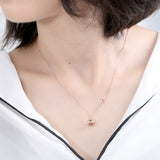 S925 sterling silver necklace Korean fashion bell jewelry women
