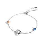  silver crystal bracelet 