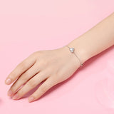 S925 sterling silver crystal bracelet wholesale small wild waist jewelry