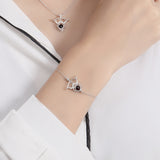 S925 Silver Cupid's Arrow Projection I Love You Bracelet Valentine's Day Gift