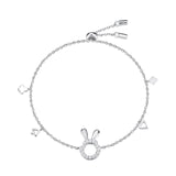 S925 Sterling Silver Rabbit Bracelet Crystal Jewellery Wholesale Bracelet