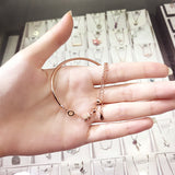 S925 sterling silver bracelet vibrato explosion transfer beads small waist bracelet jewelry