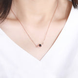 S925 sterling silver jewelry women's Japanese and Korean style two wear necklace decorated with moonstone agate stone necklace