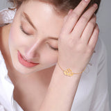 Women Lotus Bracelet, Popular Selling Silver Jewelry Bracelet