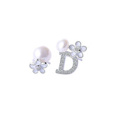 asymmetrical bead earrings
