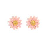 S925 sterling silver daisy Stud earrings  flowers earrings wholesale
