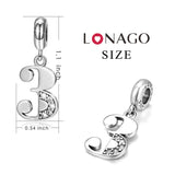 Fashion Silver charms wholesale 925 sterling silver charms for bracelet
