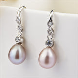 Freshwater Cultured Pearl Mount Earrings for Women Birthday