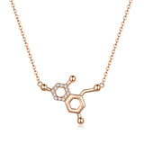 Love Molecular Pendant Necklace