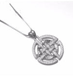 Authentic 925 Sterling Silver Vintage Dazzling Allure AAA Cubic Zircon Necklaces & Pendants Women Man Fine Jewelry