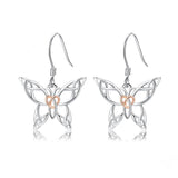  lovely hollow butterfly drop earrings