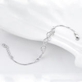 Bowknot Bracelet Adjustable Butterfly Knot Silver Bracelet Designs